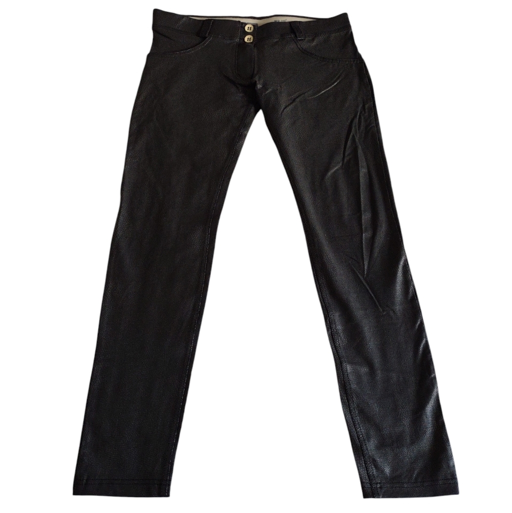 Freddy WR.UP Size 8 Grey Crackle Print Pants